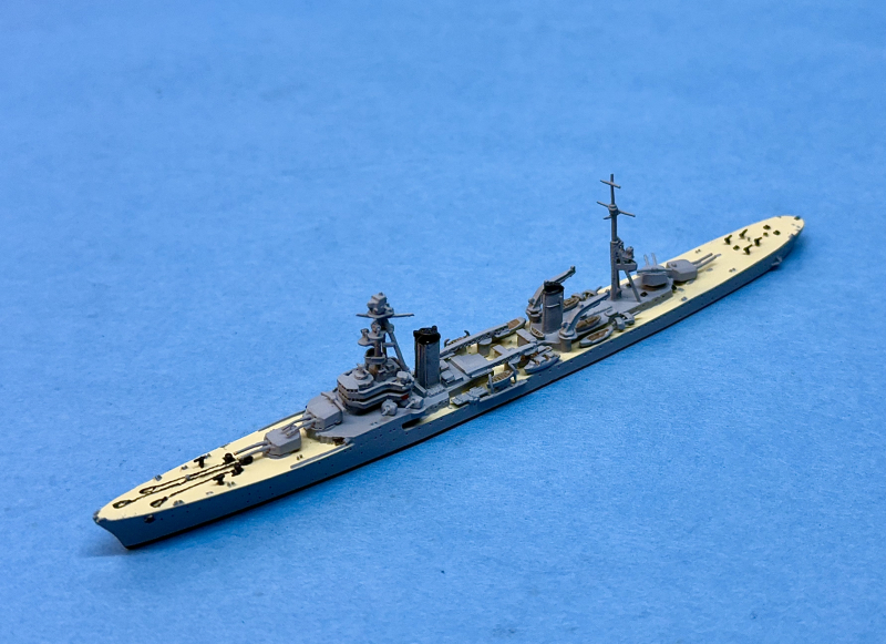 Cruiser "Colbert" painted decks (1 p.) F 1939 Neptun N 1433S